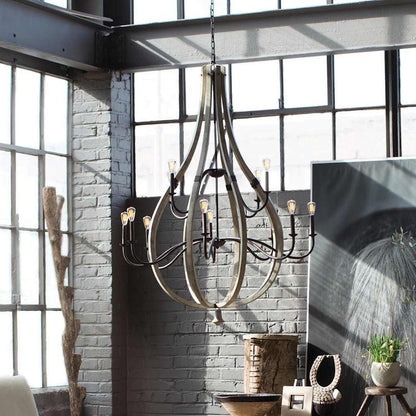 12 Light 2 Tier Chandelier from the Middlefield Collection