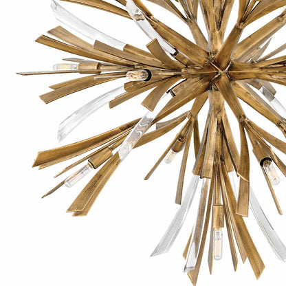 Vida 13 Light 42" High Abstract Chandelier