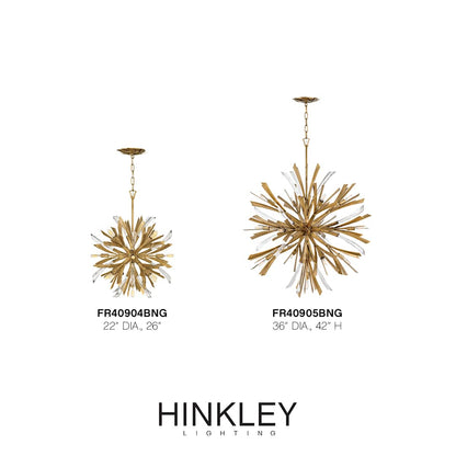 Vida 13 Light 42" High Abstract Chandelier