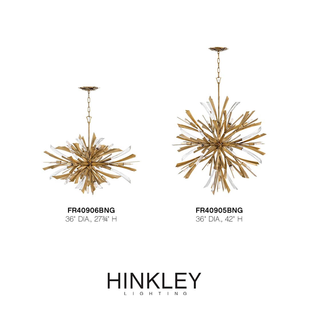 Vida 13 Light 42" High Abstract Chandelier