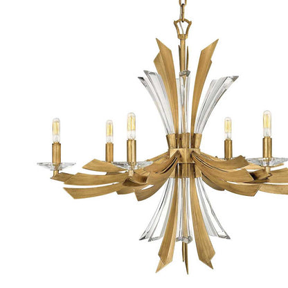 Vida 6 Light 29" Wide Abstract Chandelier