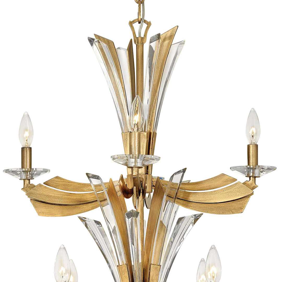Vida 12 Light 34" Wide Abstract Chandelier