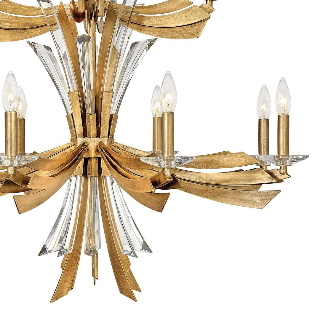 Vida 12 Light 34" Wide Abstract Chandelier
