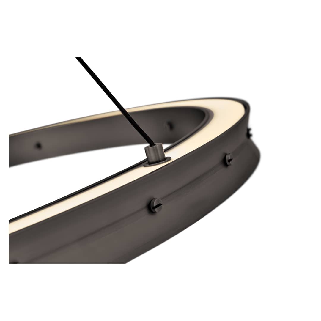 Althea 38" Wide LED Ring Chandelier