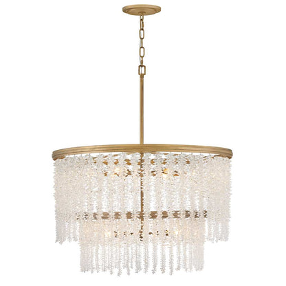 Rubina 12 Light 30" Wide Crystal Waterfall Chandelier