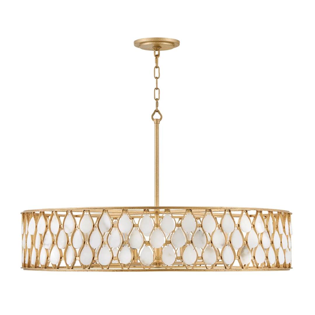 Estie 8 Light 38" Wide Drum Chandelier