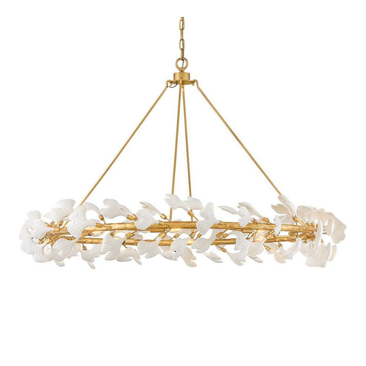 Audra 8 Light 48" Wide Ring Chandelier