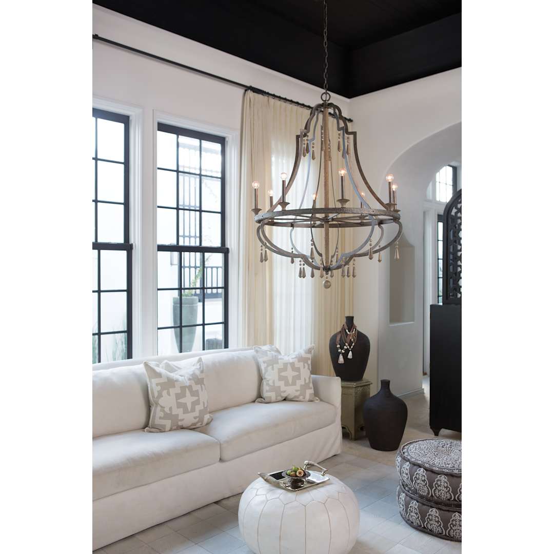 8 Light 1 Tier Chandelier from the Cordoba Collection