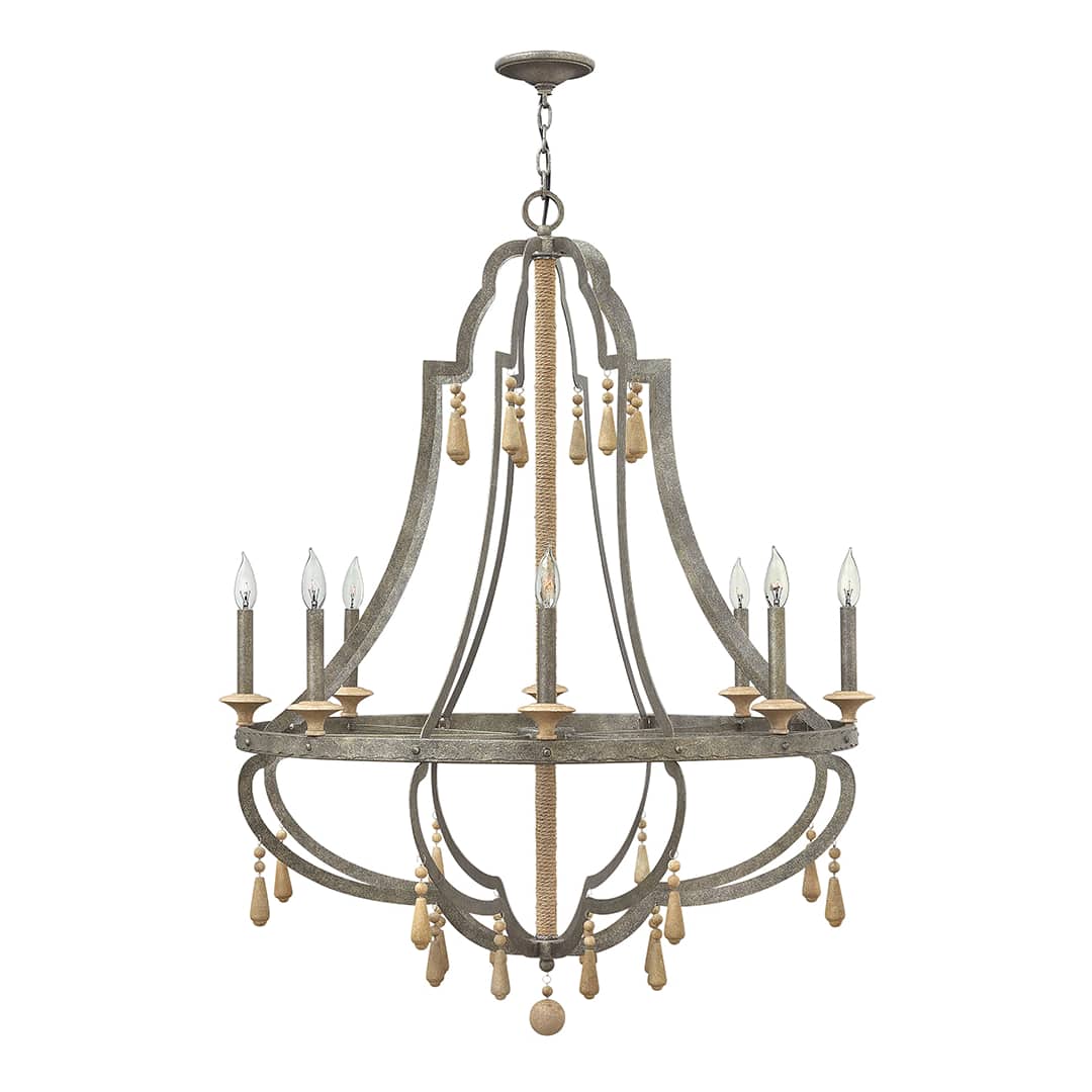 8 Light 1 Tier Chandelier from the Cordoba Collection
