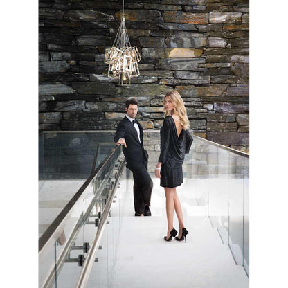 13 Light Large Foyer Pendant from the Ensemble Collection