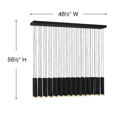 Harmony 45 Light 48" Wide LED Multi Light Pendant