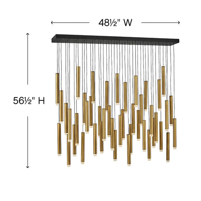 Harmony 45 Light 48" Wide LED Multi Light Pendant