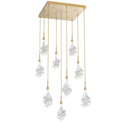 Blossom 9 Light 27" Wide LED Multi Light Pendant