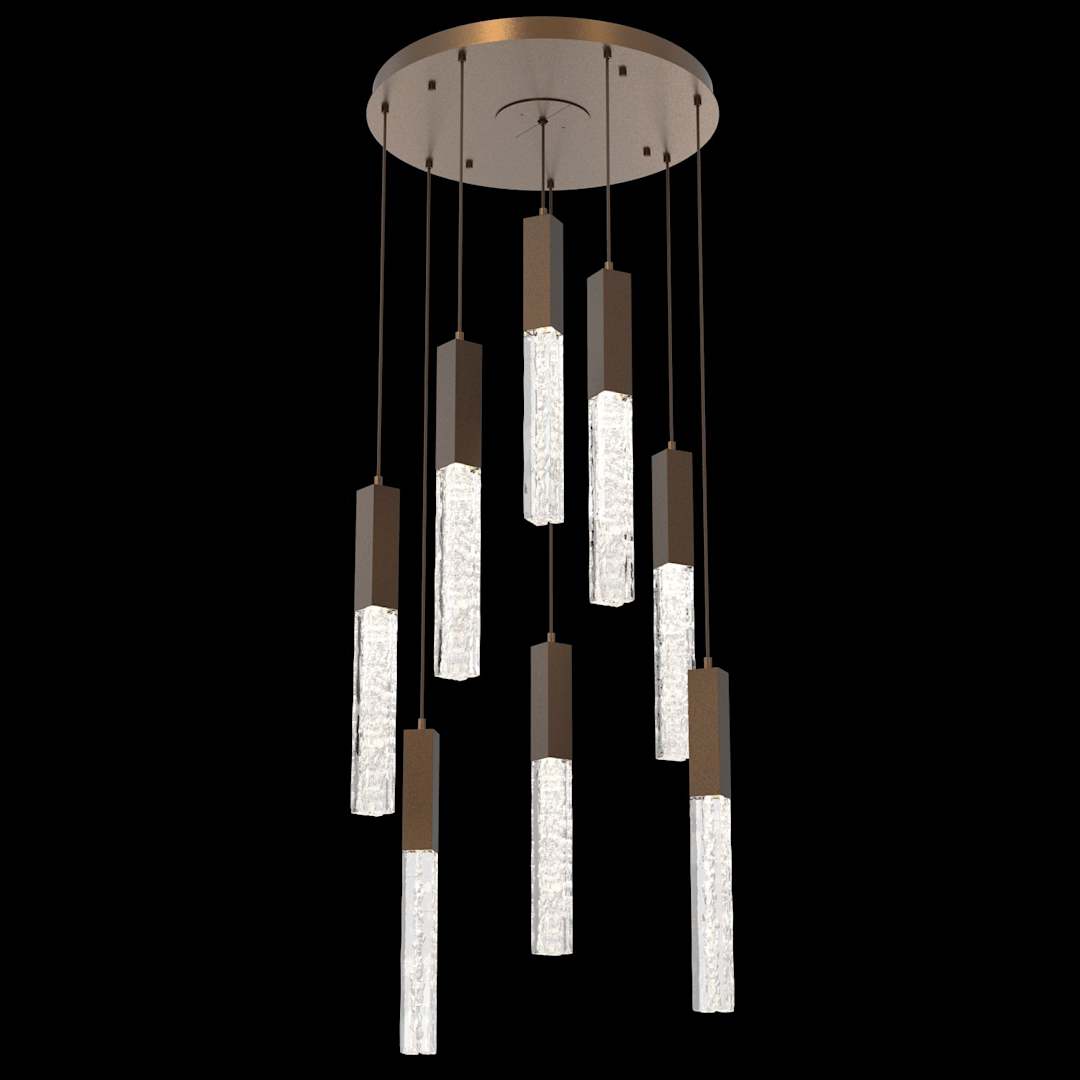 Axis 8 Light 24" Wide LED Multi Light Pendant