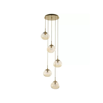 Nova 24" Wide LED Crystal Multi Light Pendant