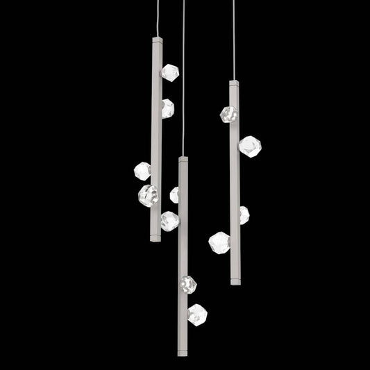 Stella 3 Light 20" Wide LED Abstract Multi Light Pendant - 3000K