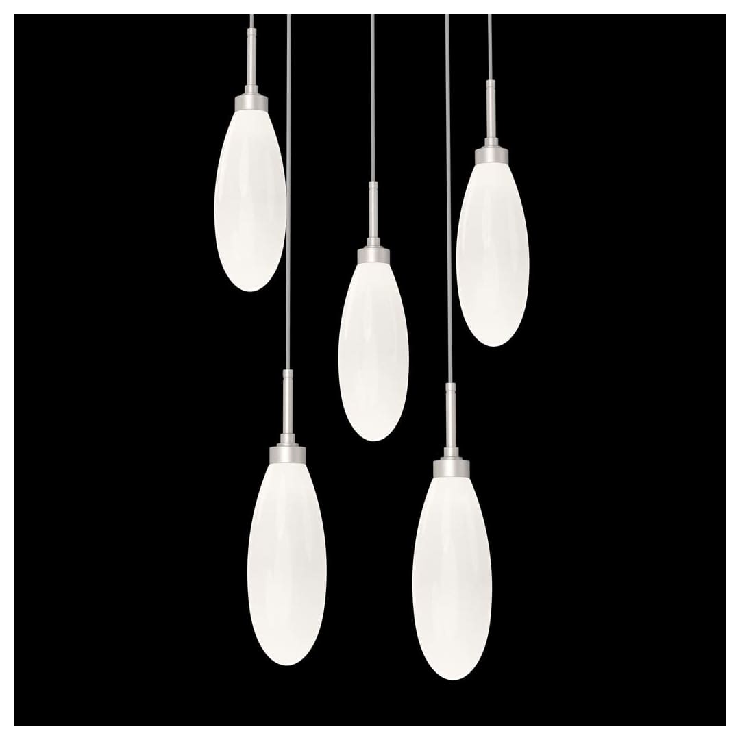 Fiori 5 Light 19" Wide LED Abstract Multi Light Pendant - 3000K
