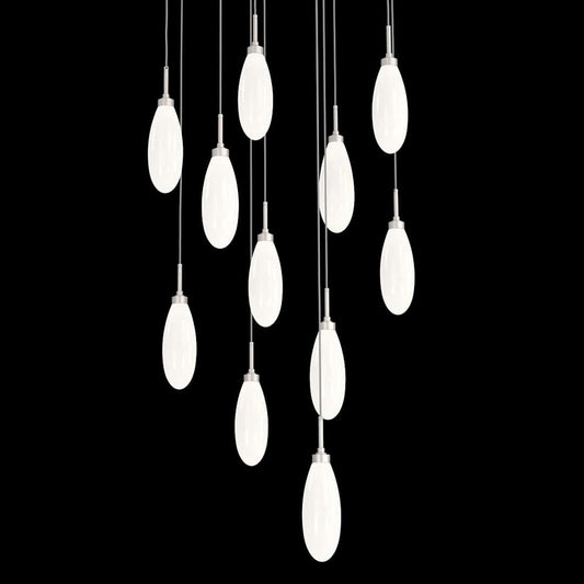 Fiori 11 Light 32" Wide LED Abstract Multi Light Pendant - 3000K