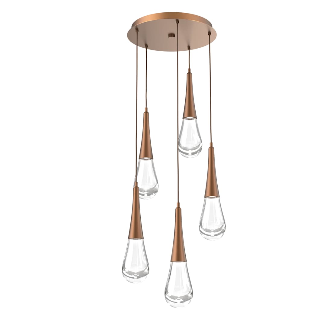 Rain Drop 19" Wide LED Multi Light Pendant
