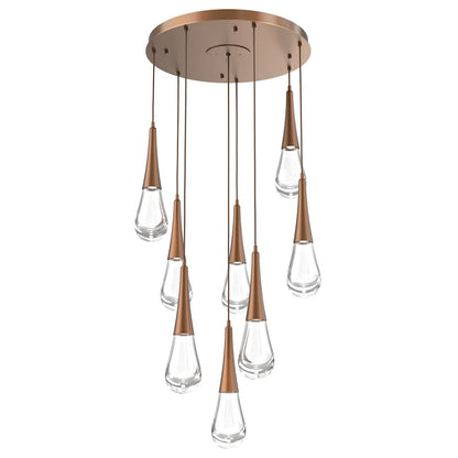 Rain Drop 27" Wide LED Multi Light Pendant