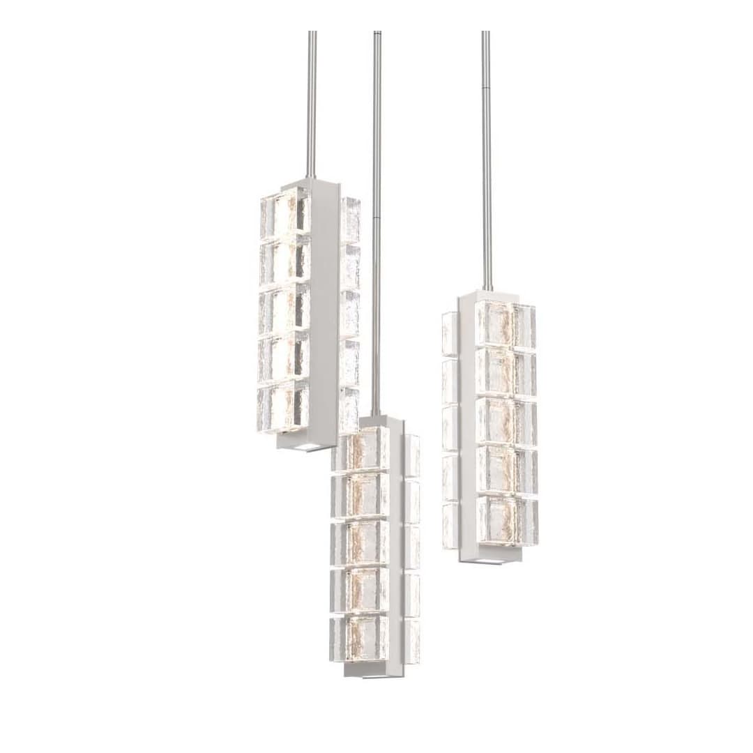 Tessera 3 Light 21" Wide LED Multi Light Pendant - 3000K