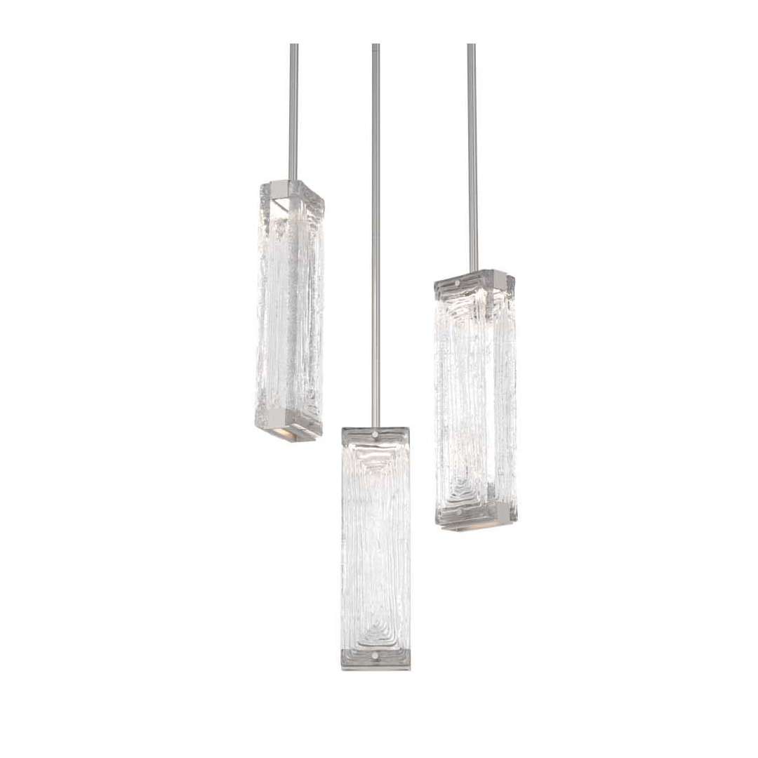 Tabulo 3 Light 19" Wide LED Multi Light Pendant - 3000K