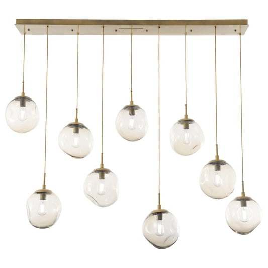 Aster 9 Light 70" Wide Linear Pendant