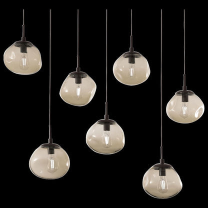 Nova 7 Light 50" Wide Linear Pendant