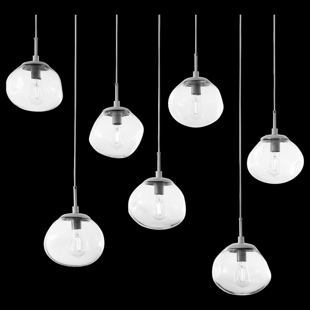 Nova 7 Light 50" Wide Linear Pendant