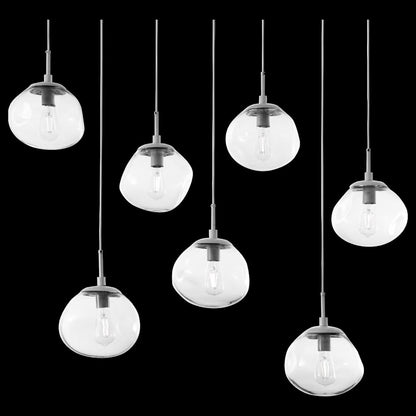 Nova 7 Light 50" Wide Linear Pendant