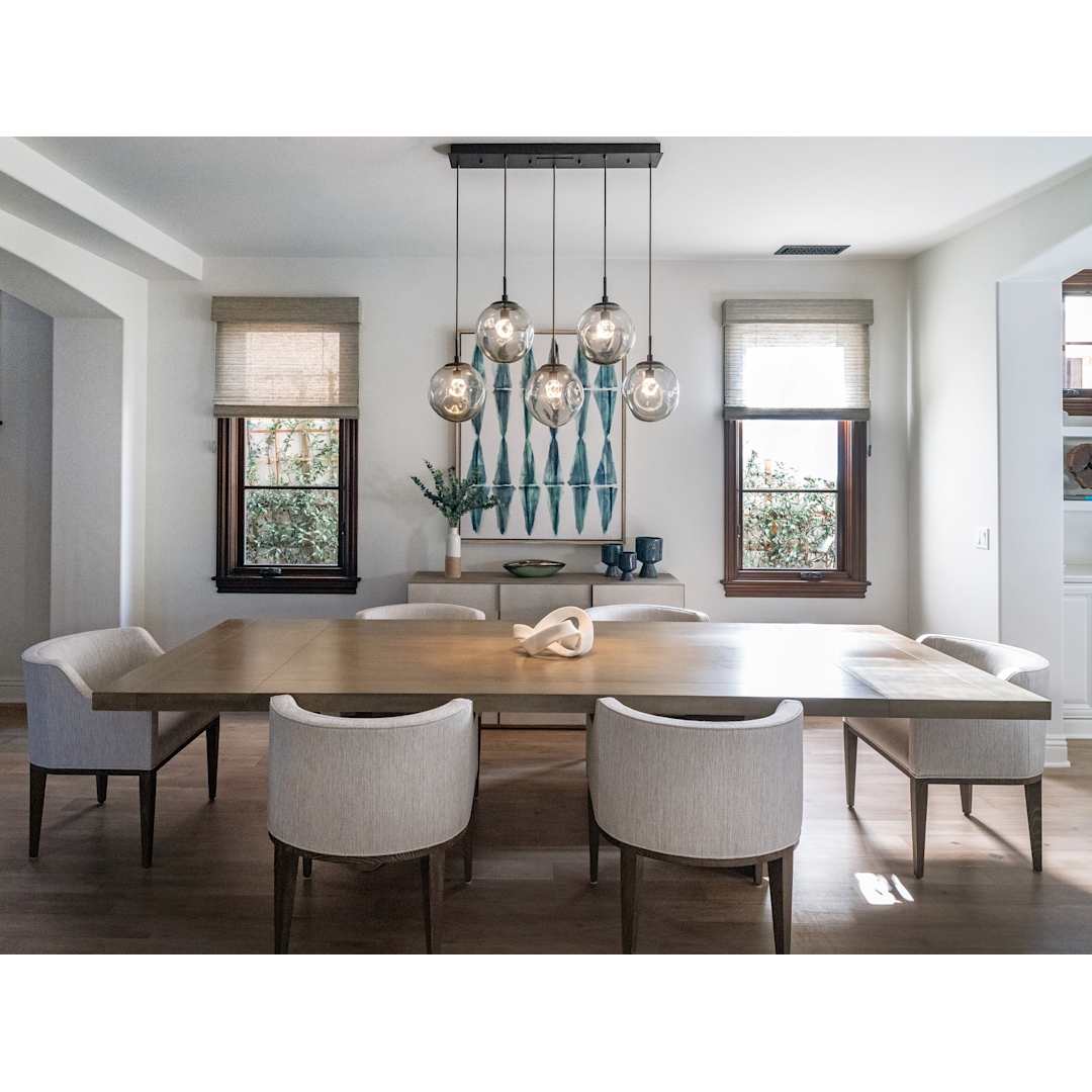 Aster 42" Wide LED Crystal Linear Pendant