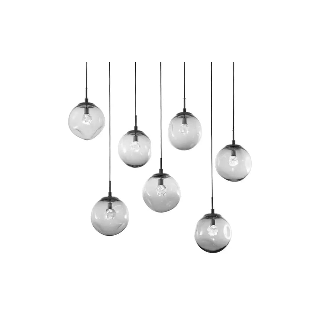 Aster 50" Wide LED Crystal Linear Pendant