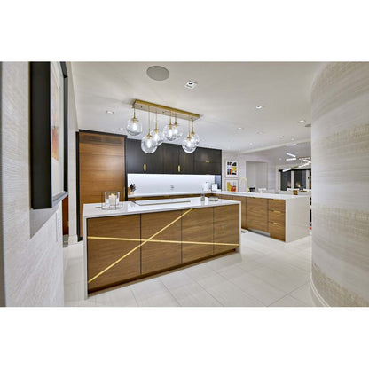 Aster 50" Wide LED Crystal Linear Pendant