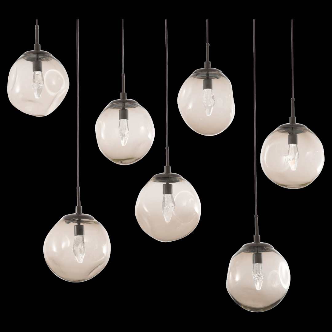 Aster 50" Wide LED Crystal Linear Pendant