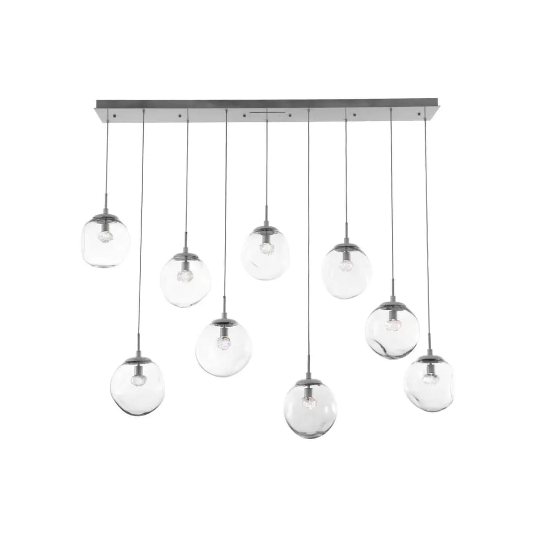 Aster 70" Wide LED Crystal Linear Pendant
