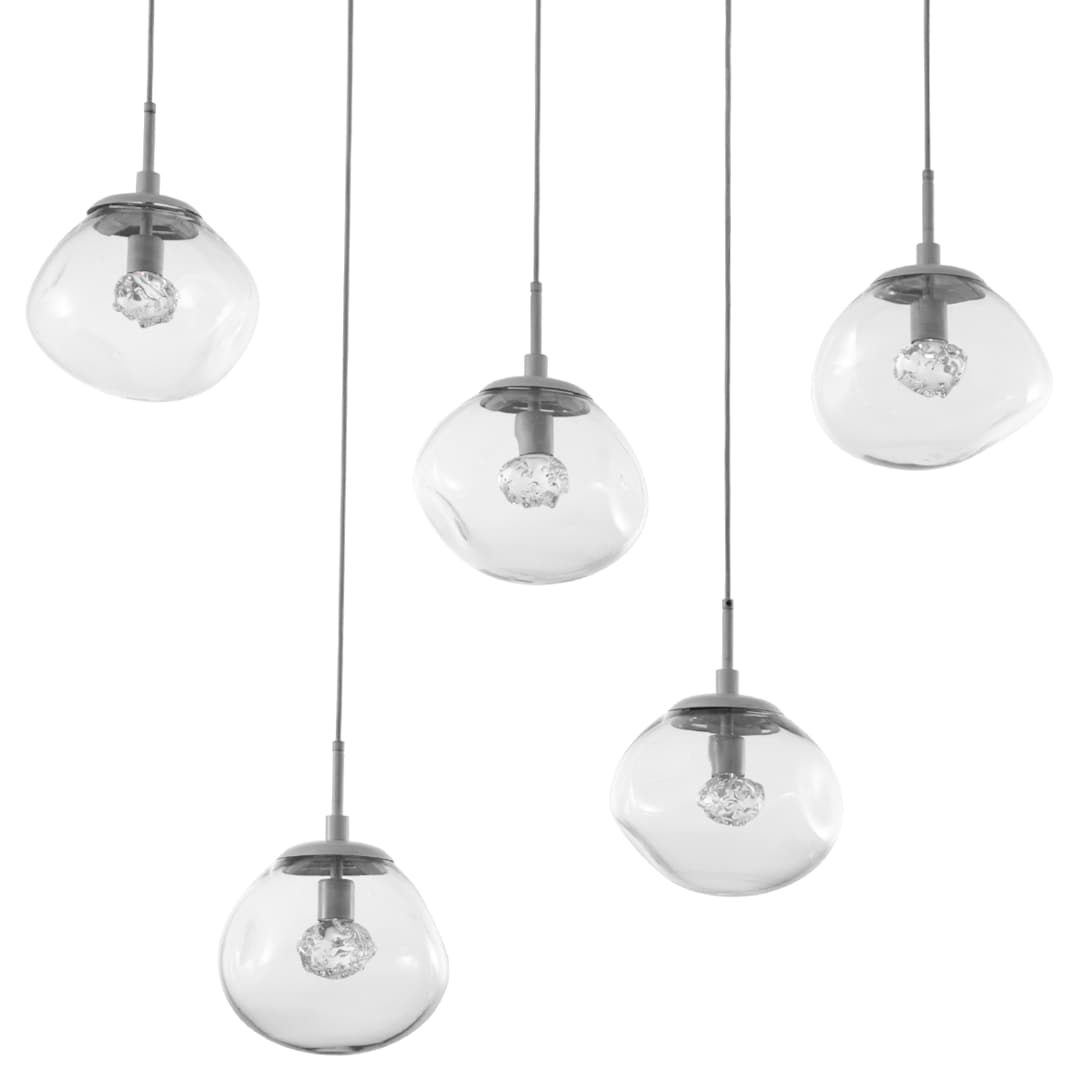 Nova 42" Wide LED Crystal Linear Pendant