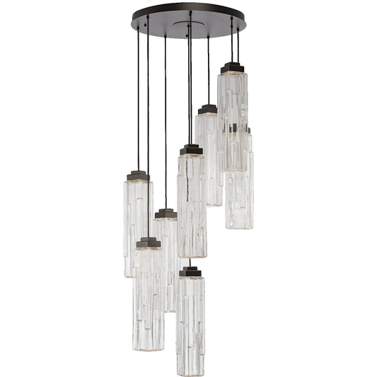 Ledgestone 8 Light 28" Wide LED Multi Light Pendant