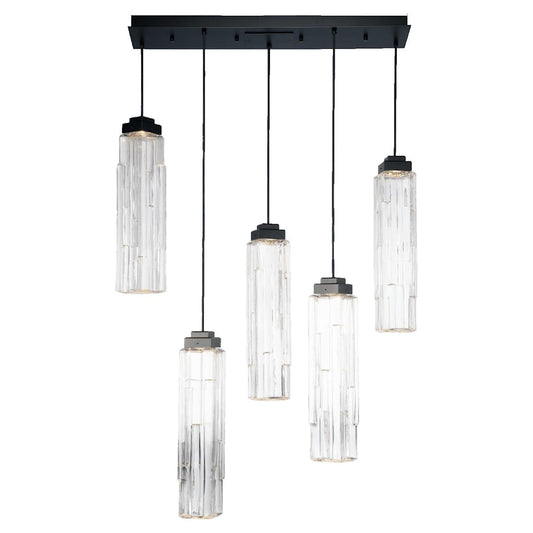 Ledgestone 5 Light 36" Wide LED Linear Pendant