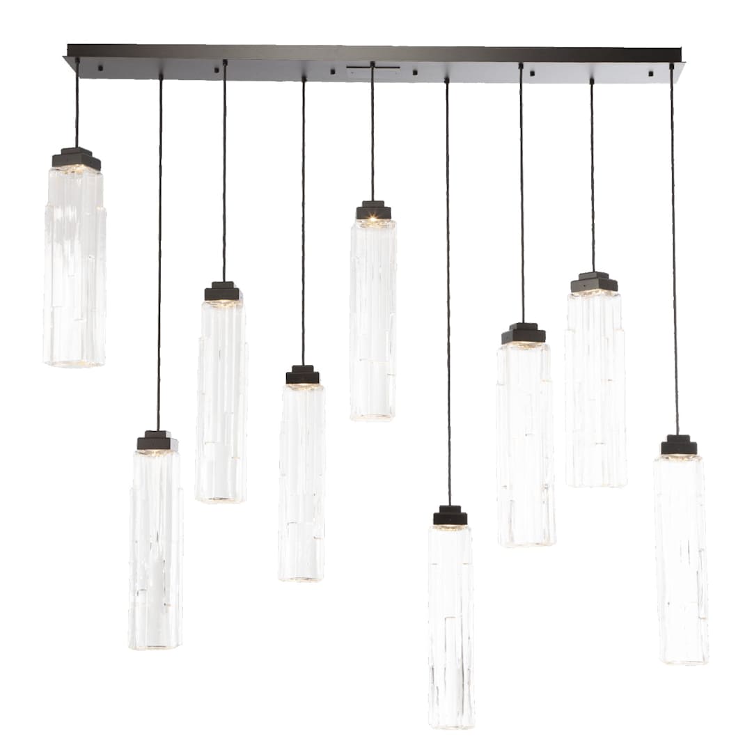 Ledgestone 10 Light 72" Wide LED Linear Pendant
