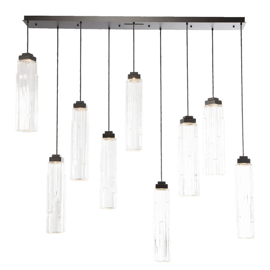 Ledgestone 10 Light 72" Wide LED Linear Pendant