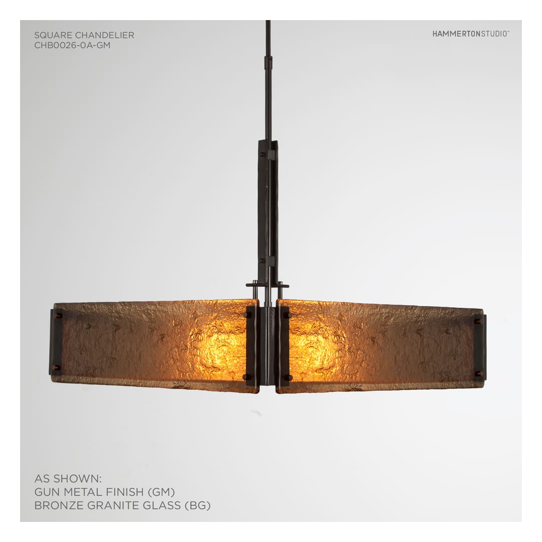 Urban Loft 24" Wide Artisan Crafted Chandelier with Hand Textured Glass