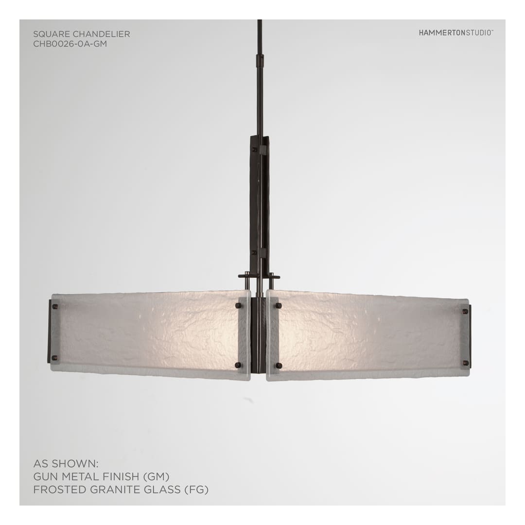 Urban Loft 24" Wide Artisan Crafted Chandelier with Hand Textured Glass