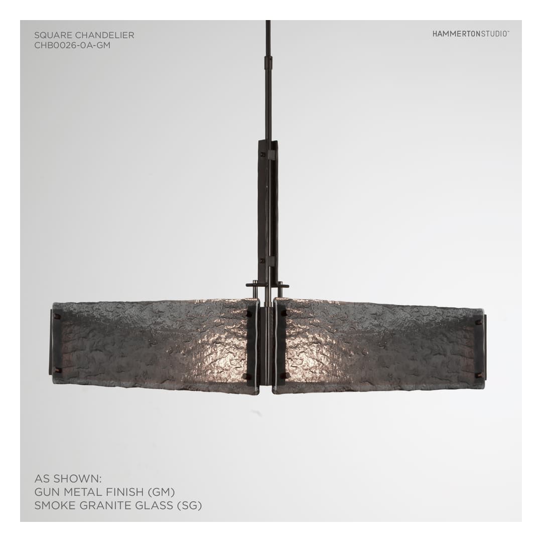 Urban Loft 24" Wide Artisan Crafted Chandelier with Hand Textured Glass