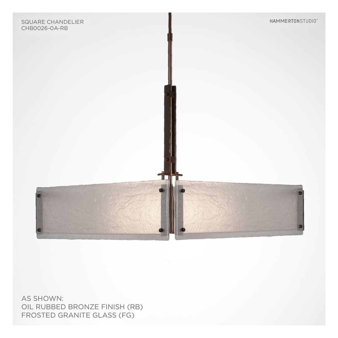 Urban Loft 24" Wide Artisan Crafted Chandelier with Hand Textured Glass