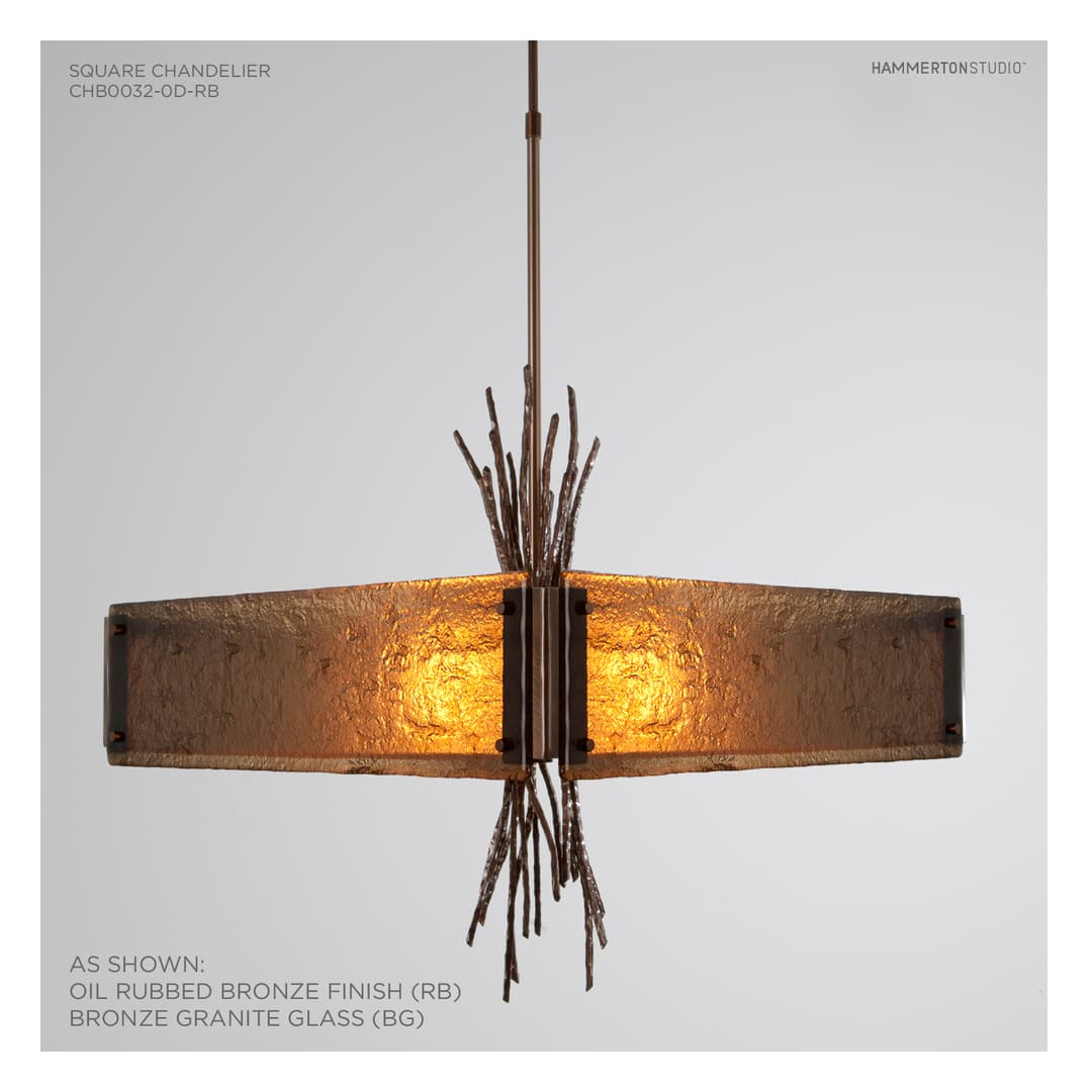 Ironwood 24" Wide Artisan Crafted Chandelier with Hand Textured Glass and Sculpted Steel