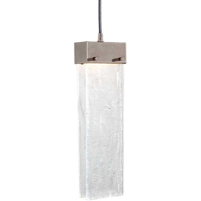 Parallel 33" Wide Artisan Crafted LED 12 Light Pendant with Hand Textured Glass
