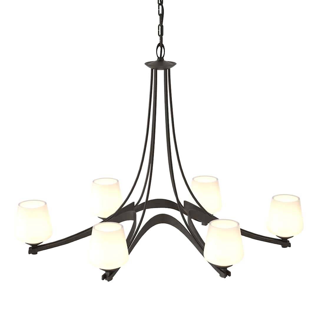 Ribbon 6 Light 39" Wide Chandelier