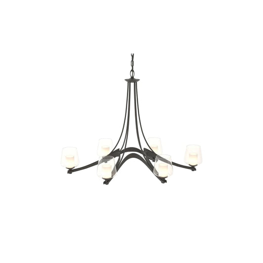 Ribbon 6 Light 39" Wide Chandelier