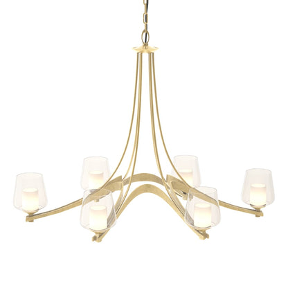 Ribbon 6 Light 39" Wide Chandelier
