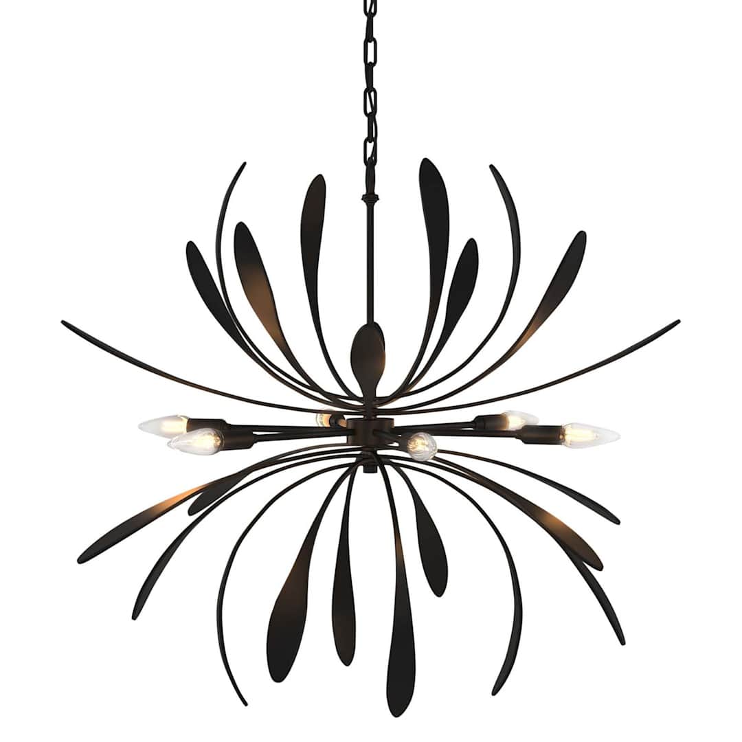 Dahlia 6 Light 33" Wide Taper Candle Style Chandelier